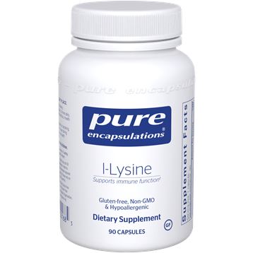 l-Lysine | Healthy Immune Function Support | 500mg - 90 Capsules Oral Supplements Pure Encapsulations 