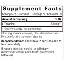 Load image into Gallery viewer, L-Theanine | Promotes Relaxation | 100mg - 60 Capsules Oral Supplements Integrative Therapeutics 