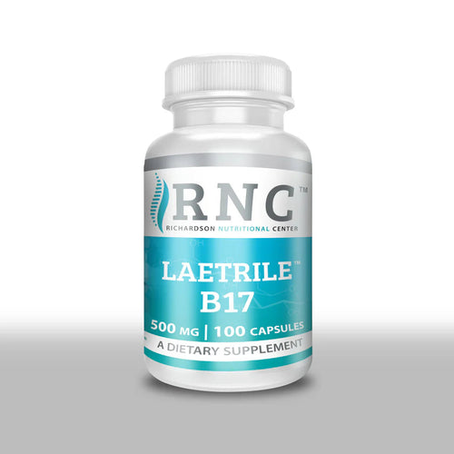 Laetrile | Vitamin B17 - 500mg - 100 Capsules Oral Supplements RNC (Richardson Nutritional Center) 