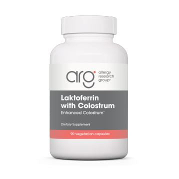 Laktoferrin (Lactoferrin) with Colostrum | Enhanced Colostrum - 90 Capsules Oral Supplements Allergy Research Group 