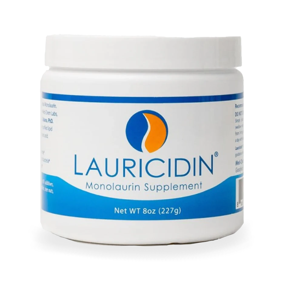 Lauricidin® Monolaurin | Pellets - 8oz Jar Oral Supplements Med-Chem Labs 