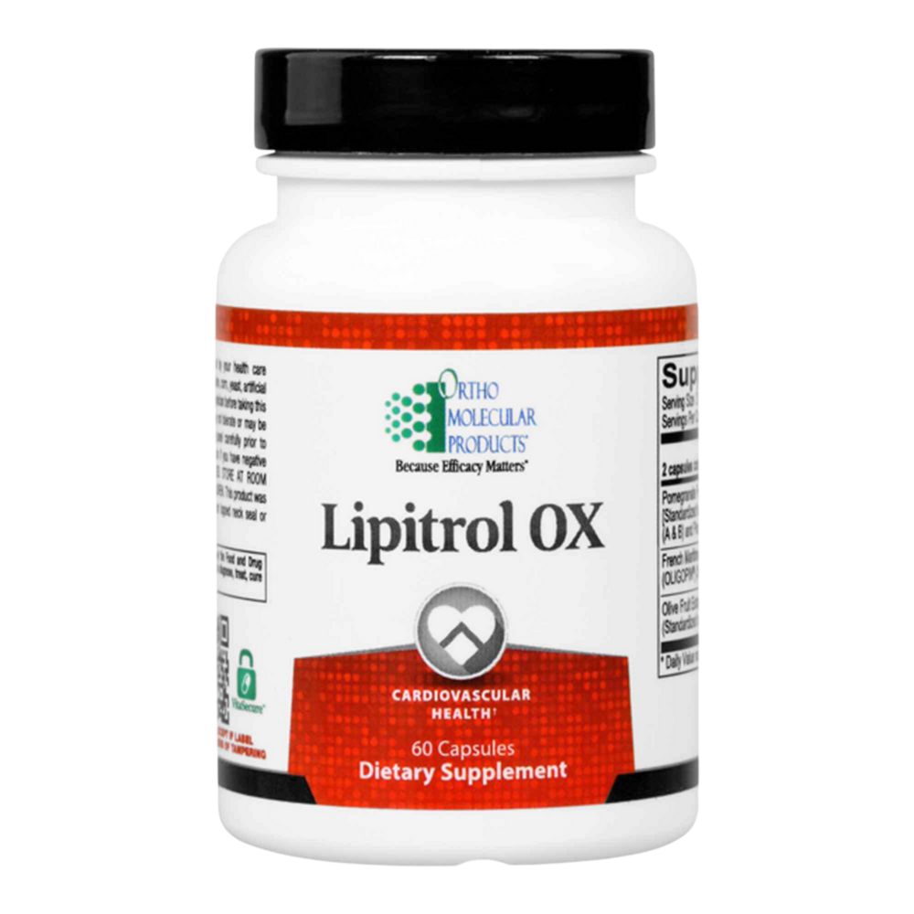 Lipitrol OX | Cardiovascular Health - 60 Capsules Oral Supplements Ortho Molecular Products 