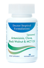 Load image into Gallery viewer, Liposomal Artemisinin, Clove, Black Walnut, &amp; MCT Oil - 60 Capsules Oral Supplements Doctor Inspired Formulations 
