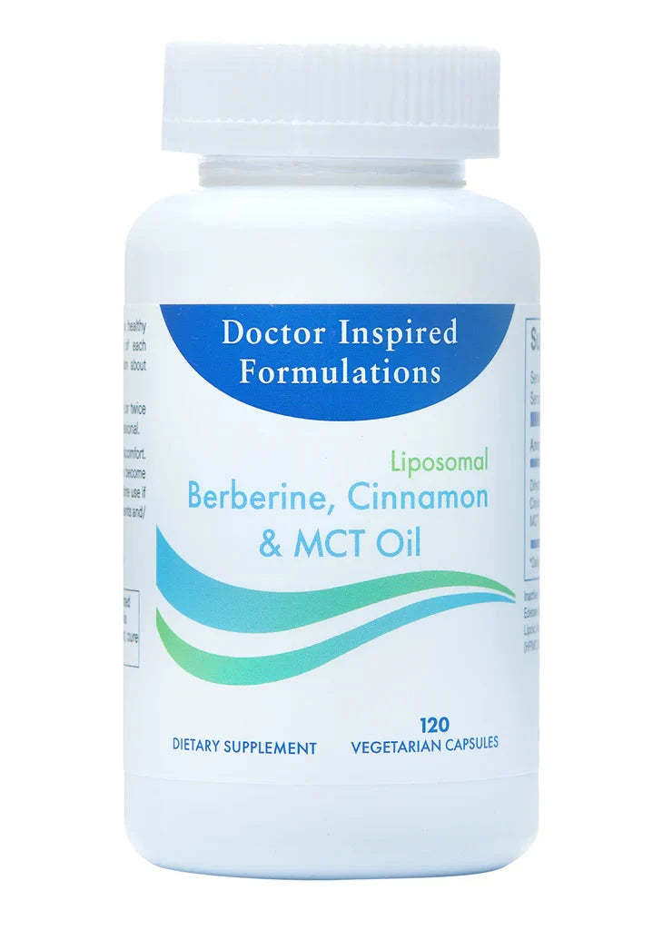 Liposomal Berberine, Cinnamon & MCT Oil - 120 Capsules Oral Supplements Doctor Inspired Formulations 
