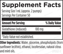Load image into Gallery viewer, Liposomal Glutathione Liquid | Antioxidant Defense - 1.7 fl oz Oral Supplements Designs For Health 