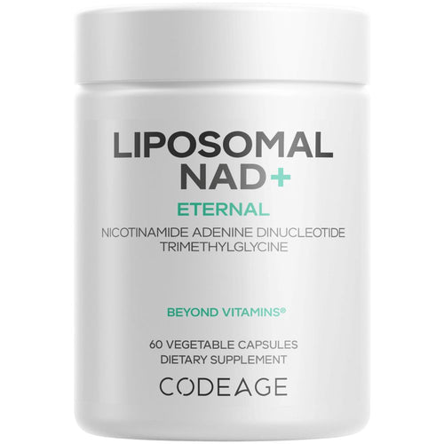 Liposomal NAD+ Eternal | Nicotinamide Adenine Dinucleotide | Trimethylglycine - 60 Capsules Oral Supplements Codeage 