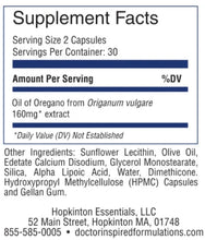 Load image into Gallery viewer, Liposomal Oregano Essentials - 60 Capsules Oral Supplements Doctor Inspired Formulations 