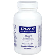 Lithium Orotate | Supports Emotional Wellness, Mood & Behavior | 5 mg - 180 Capsules Oral Supplements Pure Encapsulations 