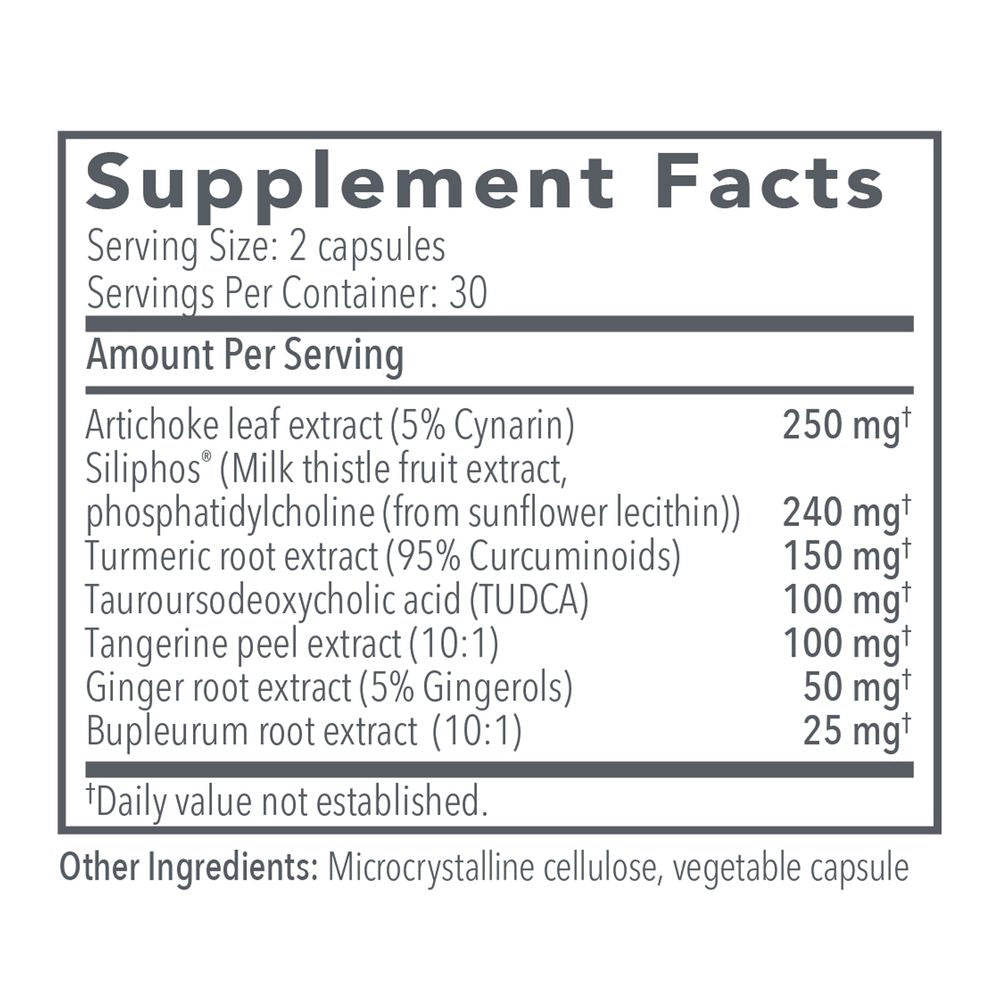 Liver GB+ | Siliphos® Milk Thistle & TUDCA Formula - 60 Capsules Oral Supplements Biocidin Botanicals 