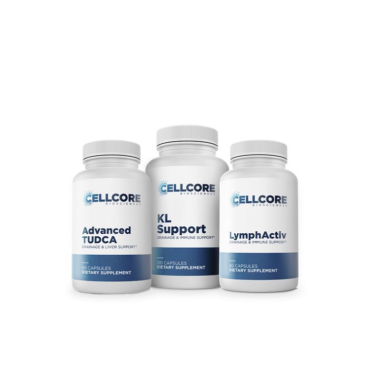 Liver Support Kit | Drainage & Liver Support - 3 Items Oral Supplements CellCore 