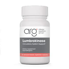 Load image into Gallery viewer, Lumbrokinase | Circulatory System Support - 30 &amp; 60 Delayed-Release Capsules Oral Supplements Allergy Research Group 30 Delayed-Release Capsules 