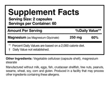 Load image into Gallery viewer, Magnesium Glycinate | 120 Capsules Femologist Inc. 