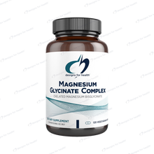 Load image into Gallery viewer, Magnesium Glycinate Complex | Chelated Magnesium Bisglycinate - 60, 120 &amp; 240 Capsules Oral Supplements Designs For Health 120 Capsules 