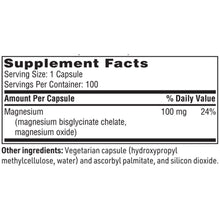 Load image into Gallery viewer, Magnesium Glycinate Complex | Magnesium Chelate for Sensitive Individuals - 100 Capsules Oral Supplements SFI Health (Klaire Labs) 