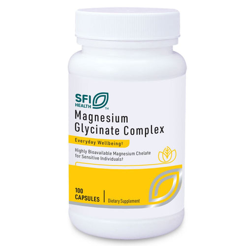 Magnesium Glycinate Complex | Magnesium Chelate for Sensitive Individuals - 100 Capsules Oral Supplements SFI Health (Klaire Labs) 