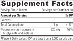 Magnesium Glycinate Plus - 120 Tablets Oral Supplements Integrative Therapeutics 
