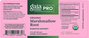 Marshmallow Root | Organic Tincture - 2 fl oz Oral Supplements Gaia Herbs 