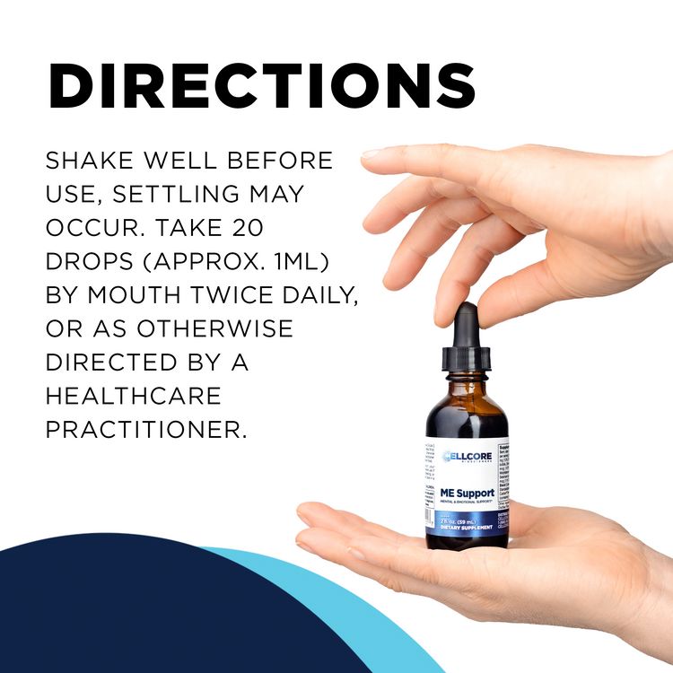 ME Support | Mental & Emotional Support - 2 fl oz Oral Supplements CellCore 