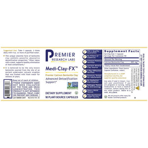 Medi-Clay-FX | Premier Calcium Bentonite Clay - 60 Capsules Oral Supplements PRL 