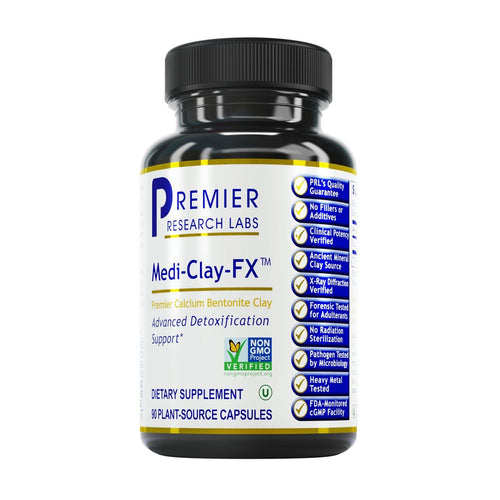 Medi-Clay-FX | Premier Calcium Bentonite Clay - 60 Capsules Oral Supplements PRL 