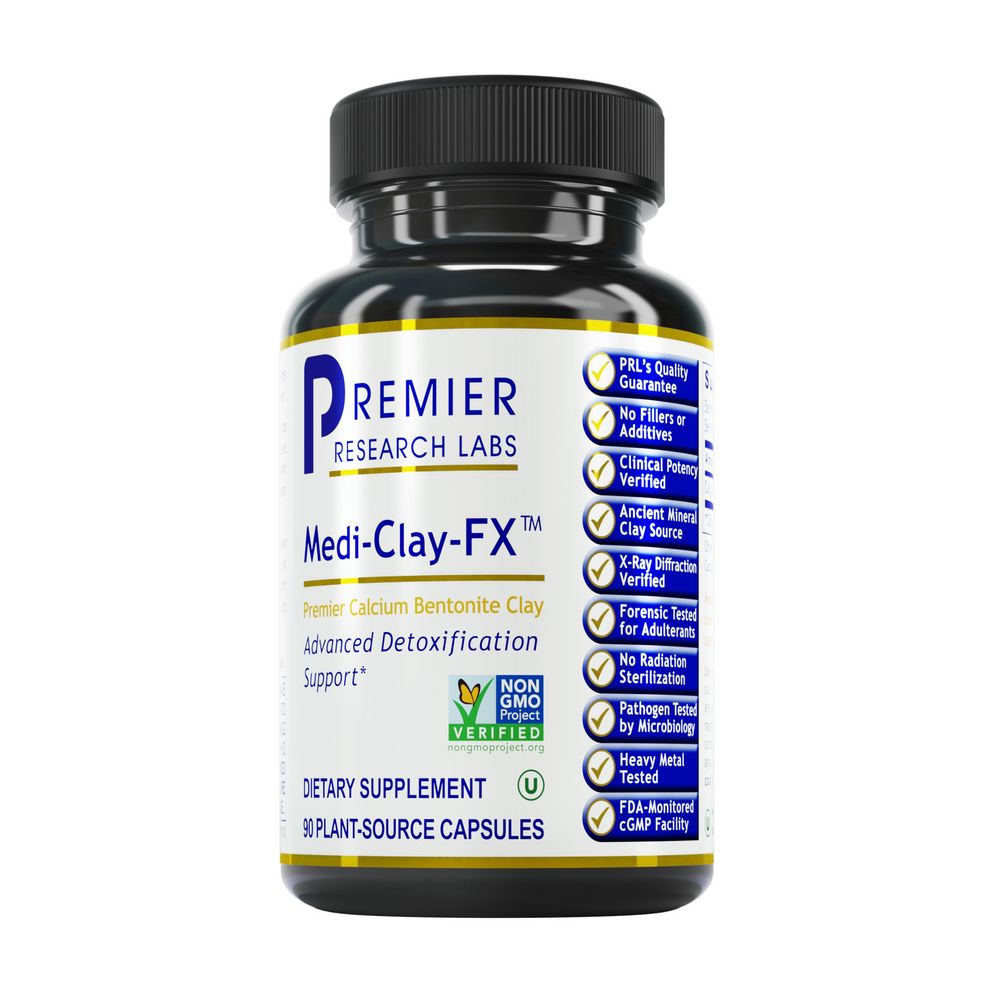 Medi-Clay-FX | Premier Calcium Bentonite Clay - 60 Capsules Oral Supplements PRL 