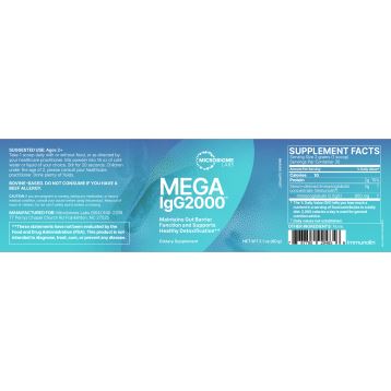 Mega IgG2000 | Immune & Detoxification Support - Powder - 60 grams Vitamins & Supplements MicroBiome Labs 