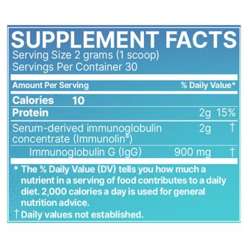 Mega IgG2000 | Immune & Detoxification Support - Powder - 60 grams Vitamins & Supplements MicroBiome Labs 