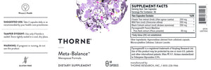 Meta-Balance | Menopause Formula - 60 Capsules Oral Supplements Thorne 