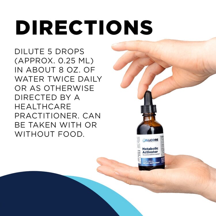 Metabolic Activator | Cellular & Hormone Support - 2 fl oz Oral Supplements CellCore 