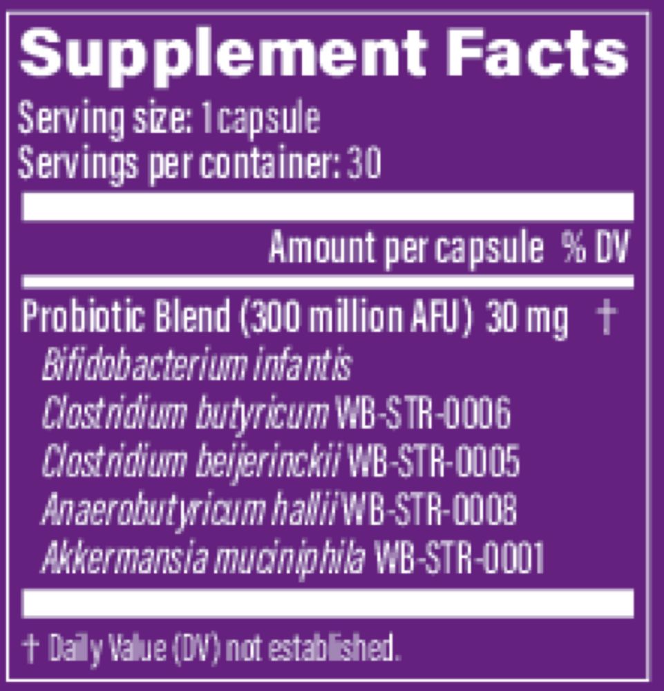 Metabolic Daily | Live Probiotics | Akermmansia with Butyrate Producers Blend - 30 Capsules Oral Supplements Pendulum 