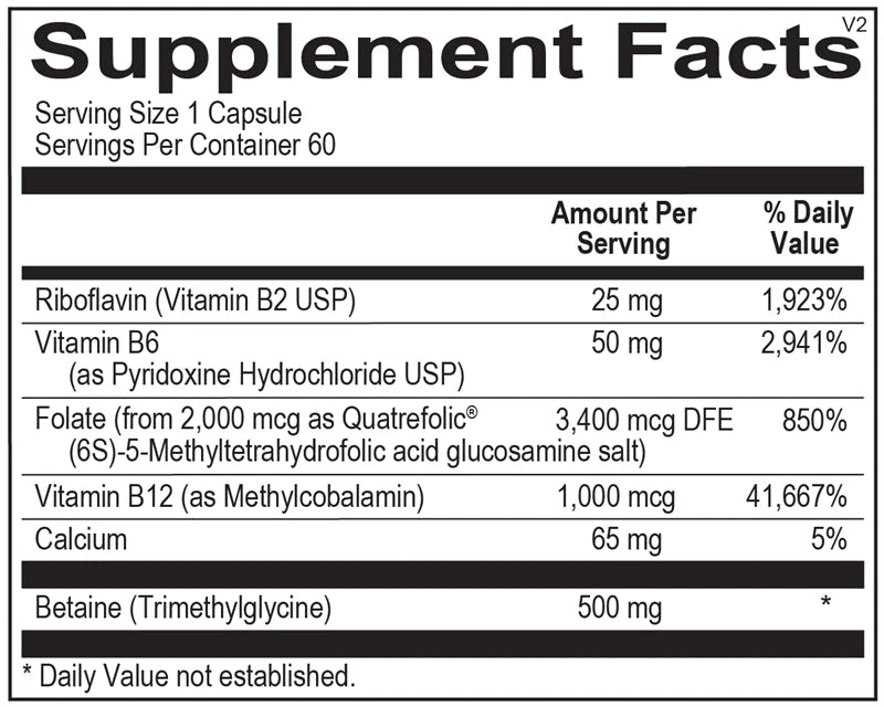 Methyl CpG by Ortho Molecular Products - 60 capsules Oral Supplement Ortho Molecular Products 