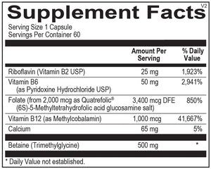 Methyl CpG by Ortho Molecular Products - 60 capsules Oral Supplement Ortho Molecular Products 