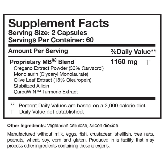 Microbinate | Microbial Complex | 120 Capsules Femologist Inc. 