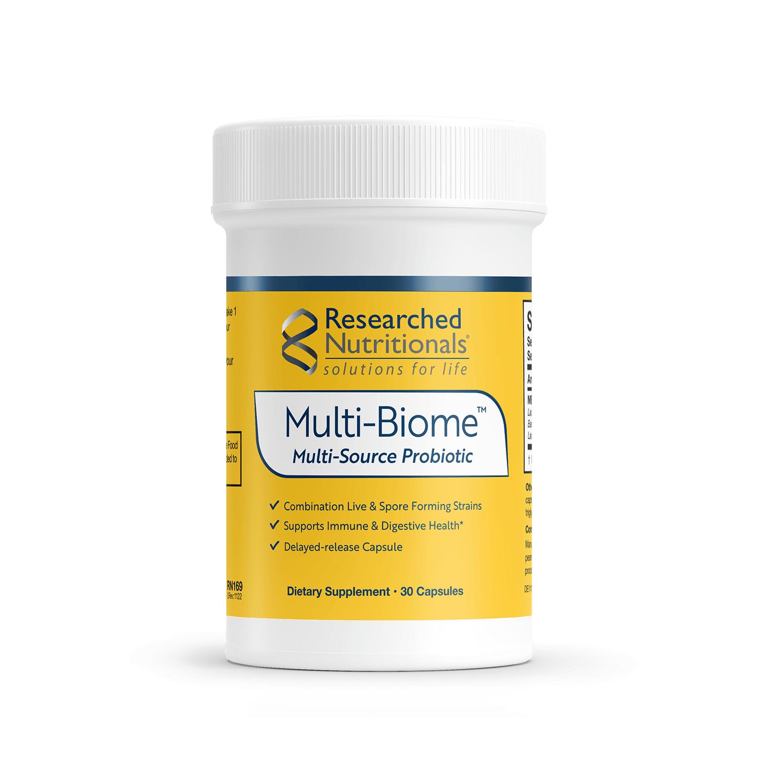 Multi-Biome™ - 30 capsules Oral Supplements Researched Nutritionals 