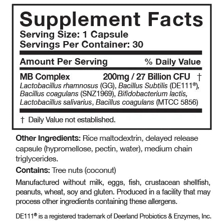 Multi-Biome™ - 30 capsules Oral Supplements Researched Nutritionals 