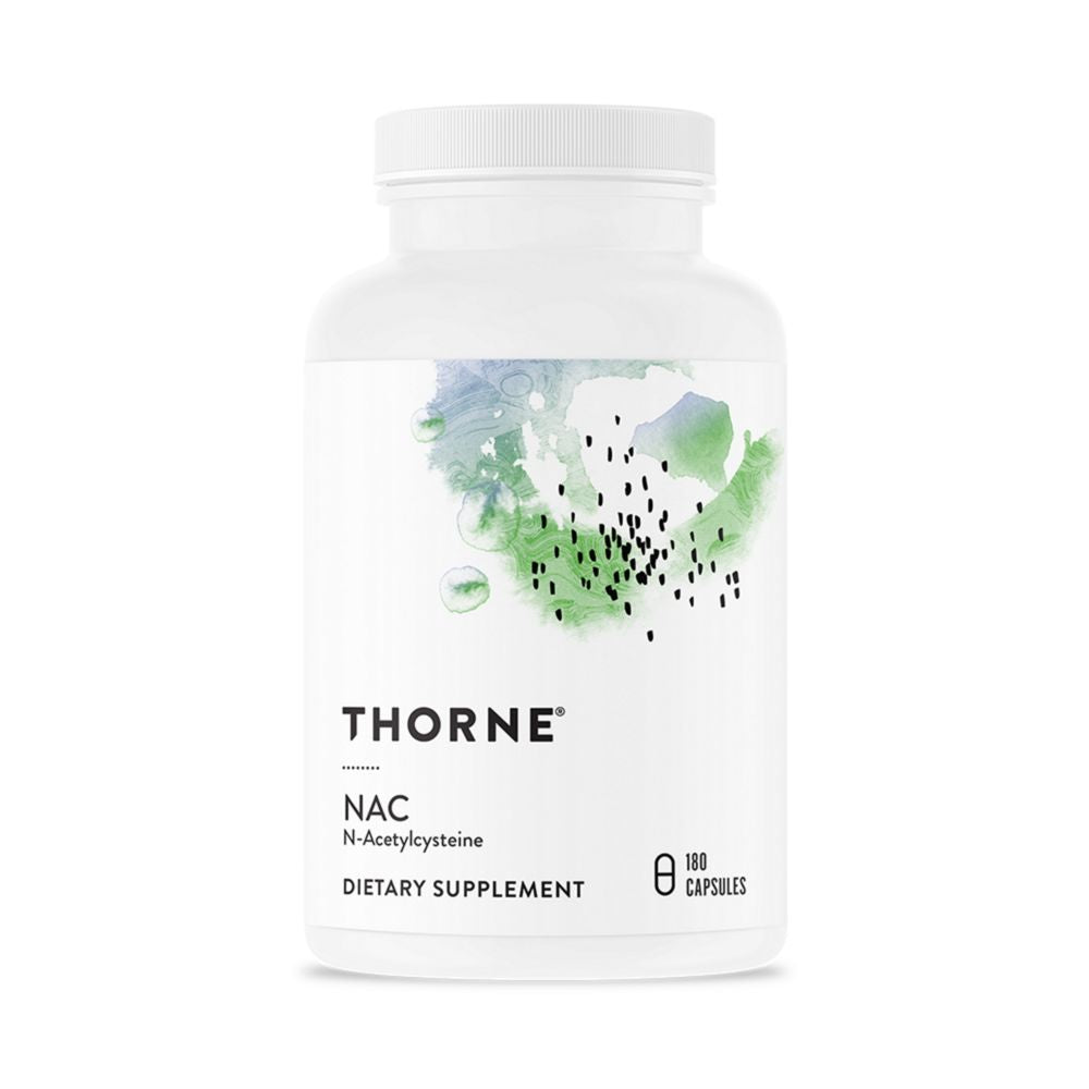NAC (N-Acetylcysteine) | Antioxidant Support | 500 mg - 90 & 180 Capsules Oral Supplements Thorne 180 Capsules 