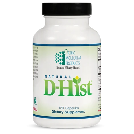 Natural D-Hist® | Targeted Blend - 40 & 120 Capsules Oral Supplements Ortho Molecular Products 120 Capsules 