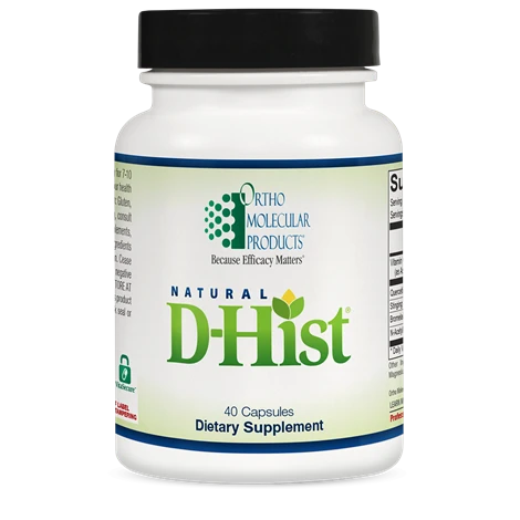 Natural D-Hist® | Targeted Blend - 40 & 120 Capsules Oral Supplements Ortho Molecular Products 40 Capsules 
