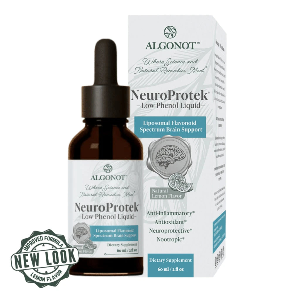 NeuroProtek LP (Low Phenol) Liquid Formula | Promotes Body & Mind Harmony - 2 fl oz. Oral Supplements Algonot 