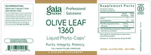 Load image into Gallery viewer, Olive Leaf | 1360mg | Supports Healthy Immune Response - 120 Capsules Oral Supplements Gaia Herbs 