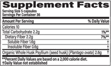Load image into Gallery viewer, Organic Whole Husk Psyllium Fiber | Supports Digestive Health - 180 Capsules Oral Supplements Organic India 
