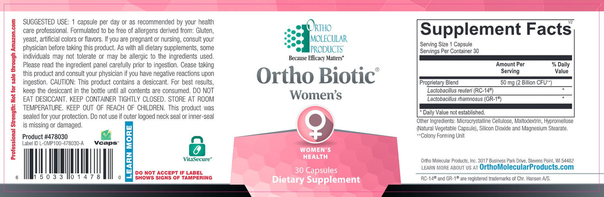 Ortho Biotic® Women's - 30 Capsules