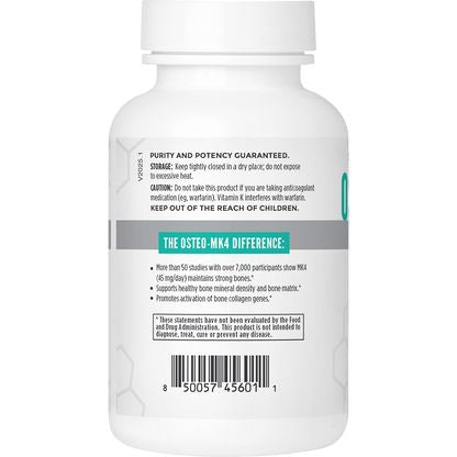 Osteo-MK4 | Bone Support - 60 Capsules Oral Supplements NBI 