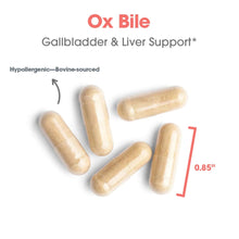 Load image into Gallery viewer, Ox Bile | Essential for Fat Digestion | 125 mg - 180 Capsules Oral Supplements Allergy Research Group 