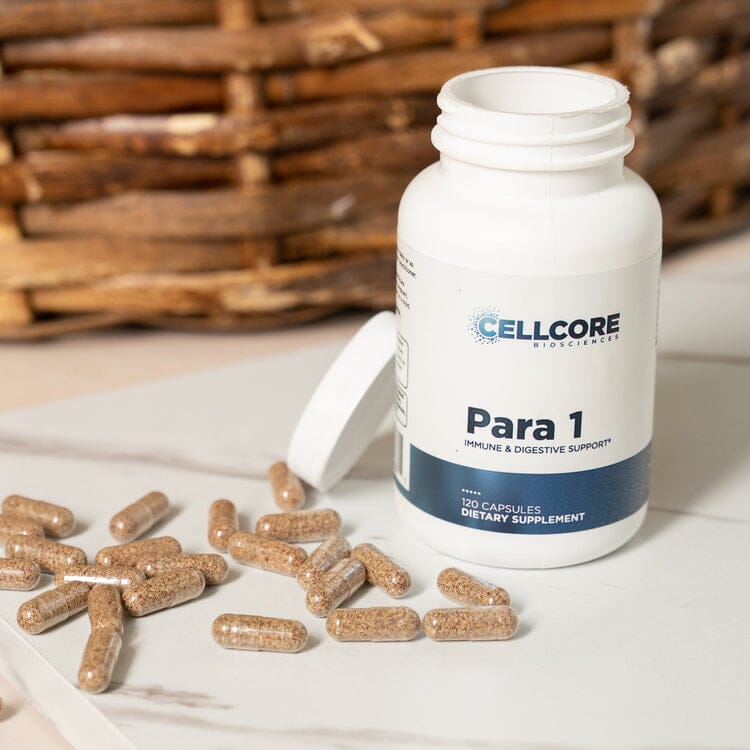 Para 1 | Immune & Digestive Support - 120 Capsules Oral Supplements CellCore 