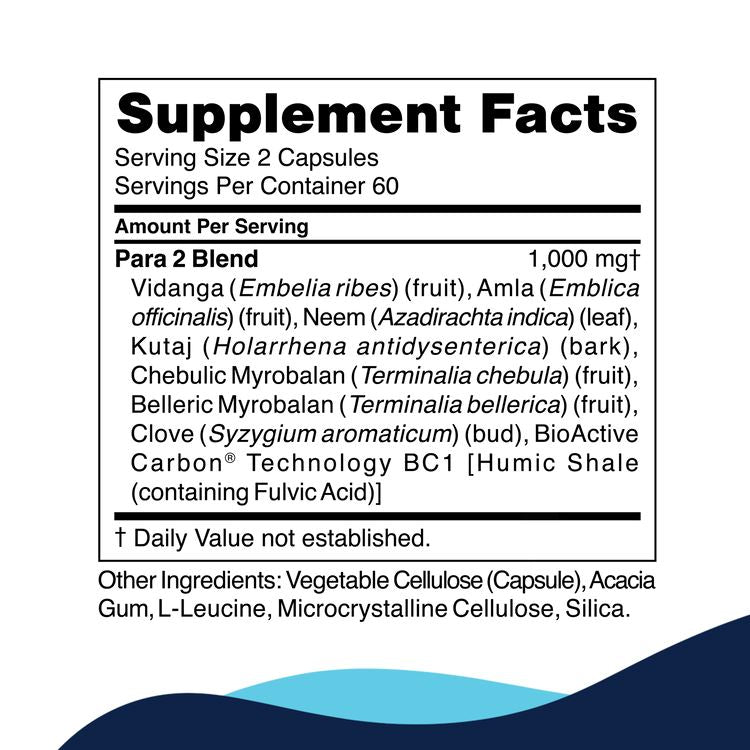 Para 2 | Immune & Digestive Support - 120 Capsules Oral Supplements CellCore 