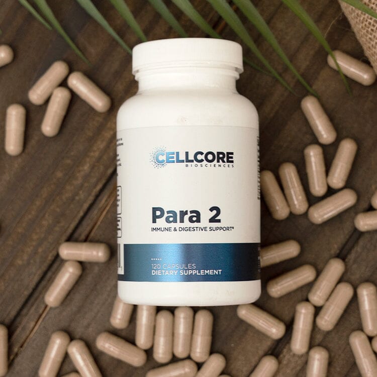 Para 2 | Immune & Digestive Support - 120 Capsules Oral Supplements CellCore 
