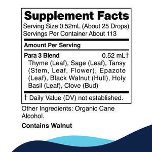 Para 3 | Immune & Digestive Support - 2 fl oz Oral Supplements CellCore 