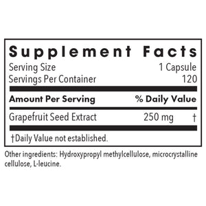 ParaMicrocidin | Grapefruit Seed Extract | 250mg - 120 Capsules Oral Supplements Allergy Research Group 