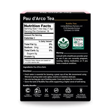 Load image into Gallery viewer, Pau d&#39;Arco Herbal Tea | Wild Crafted - 18 Bleach Free Tea Bags Oral Supplements Buddha Teas 